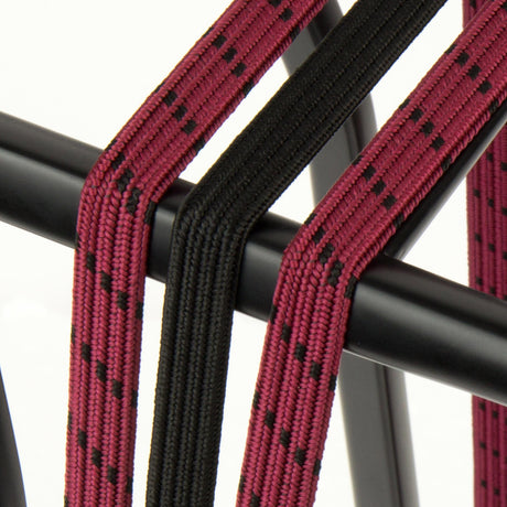 Widek trio bindeøje med krog 3x12mm sort bordeaux