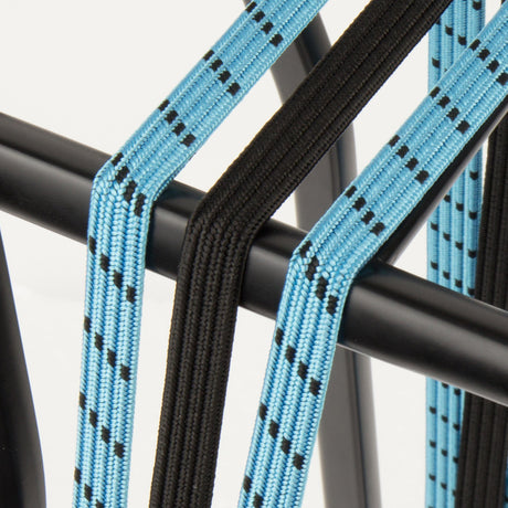 Widek triobinder øje med krog 3x12mm sort babyblå