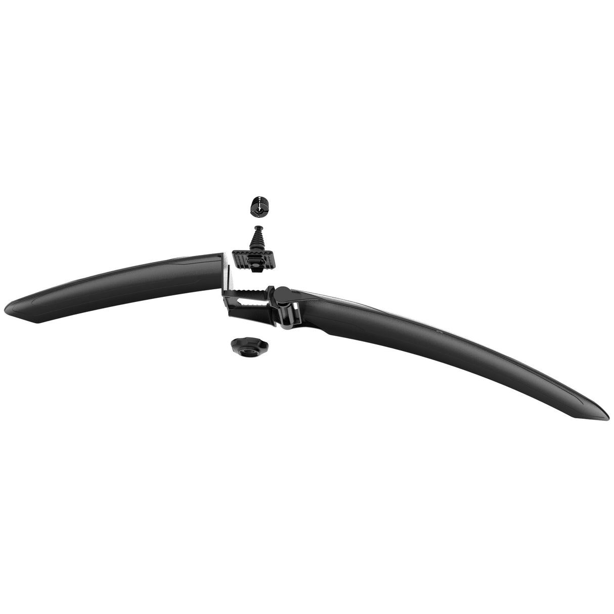 Polisport voorlatbord mud mudguard sort