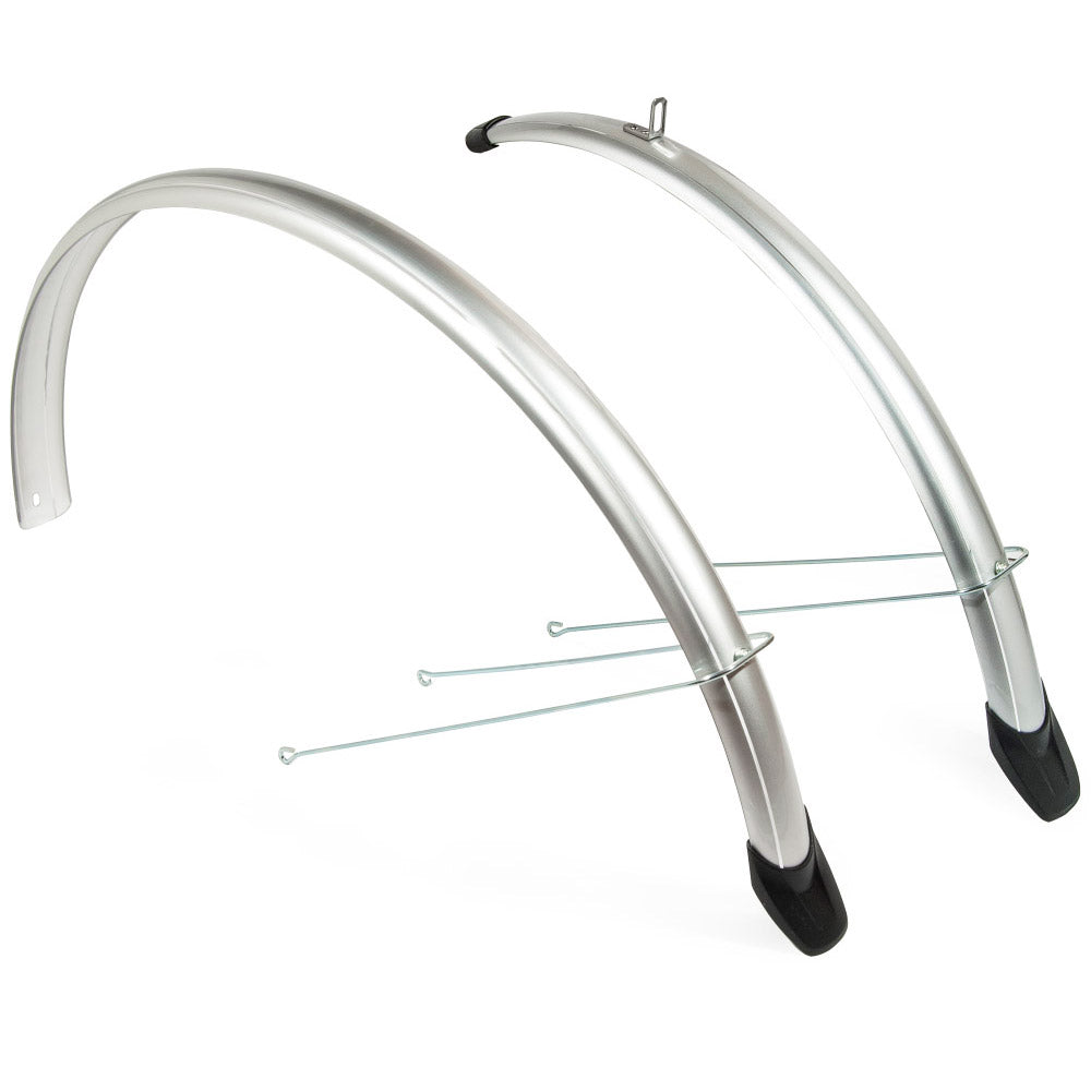 Eurofender Mudguard Set 58 mm 20 sølv