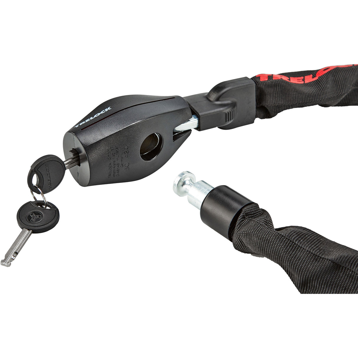 Trelock BC 480 Bicycle Chain Lock 110 cm sort