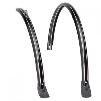 Eurofender Mudguard Set 46mm 28 uden Rod Black