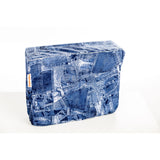 Dripdropbag regnslag til skuldertaske - vandafvisende polyester - jeans 40 x 30 x 20 cm