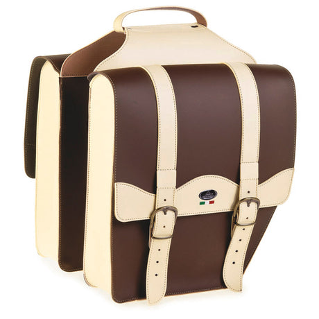 Monte grappa dobbelt taske 17l cruiser vintage creme t.dimoro