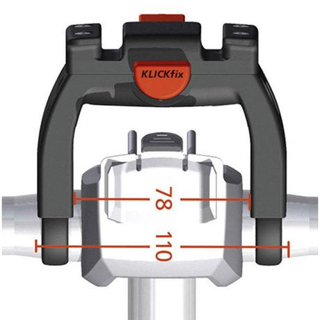 Newloxs Starther Holder Klickfix e-cykel Ø22-26mm klemmer + lås