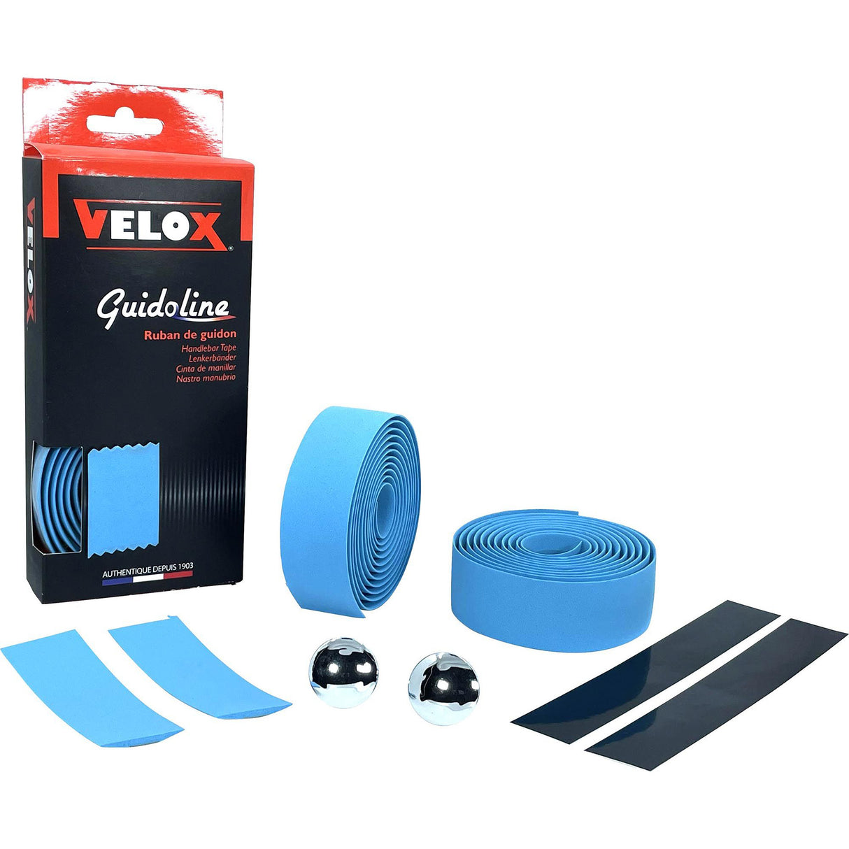 Velox styret maxi cork lyseblå (2ST)