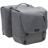 Nova Double - Double Bicycle Bag, Gray, Water -Repellent