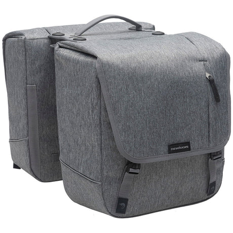 Nova Double - Double Bicycle Bag, Gray, Water -Repellent