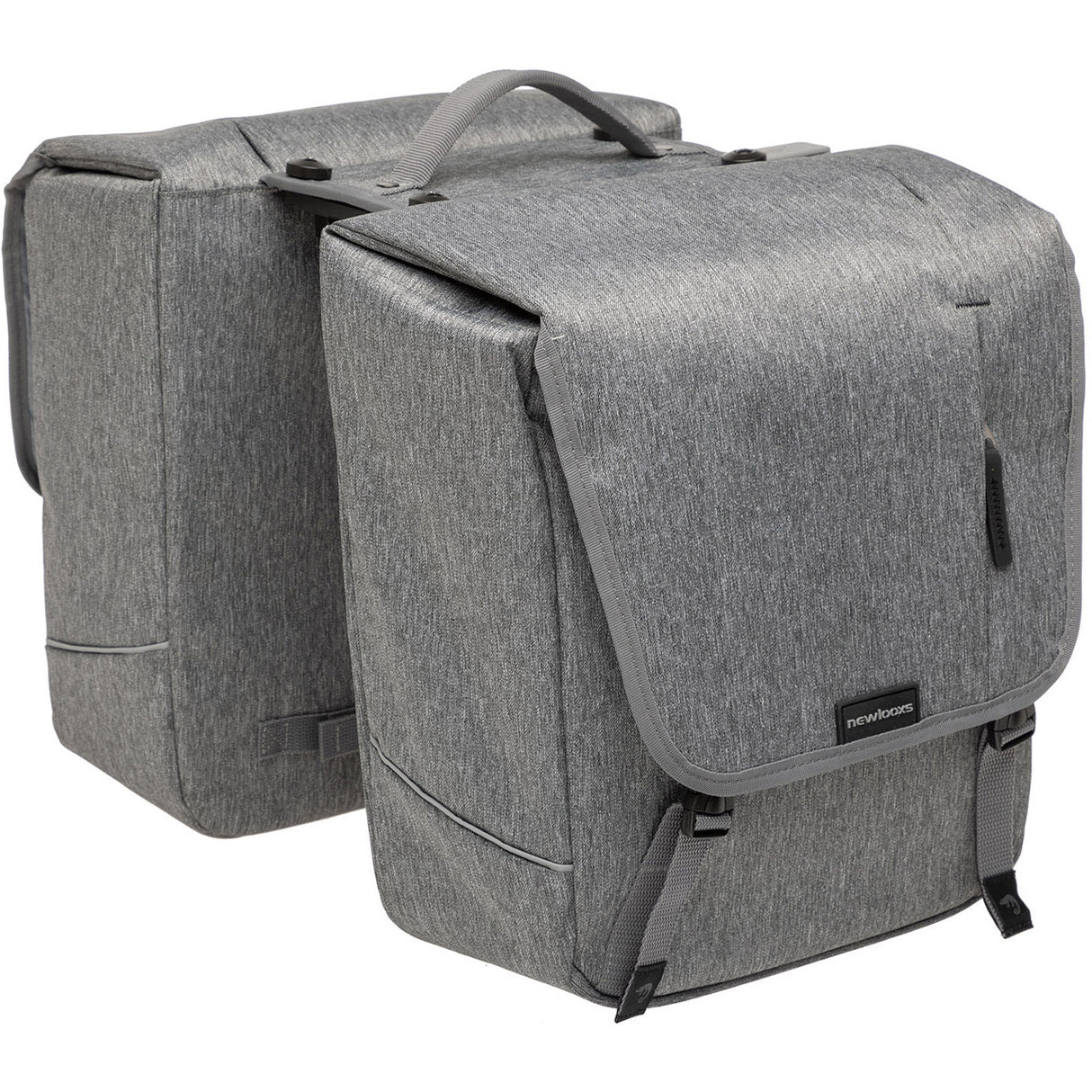 Ny looxs Nova Double - Double Bicycle Bag, Gray