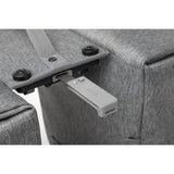 Ny looxs Nova Double - Double Bicycle Bag, Gray