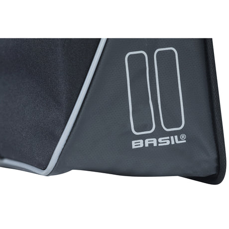 Basilikum dobbelt cykelpose, sort sort, vand -repellent, 35L