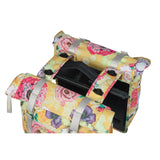 Basil Bloom Field dobbelt cykelpose, vandtæt, honninggul, 35L