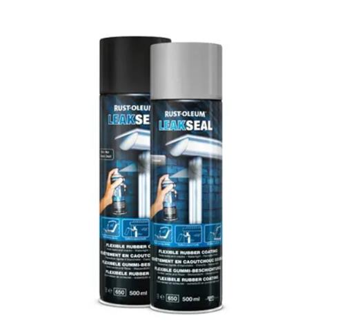 Rust-oleum aerosol lækageforsegling sort 500ml