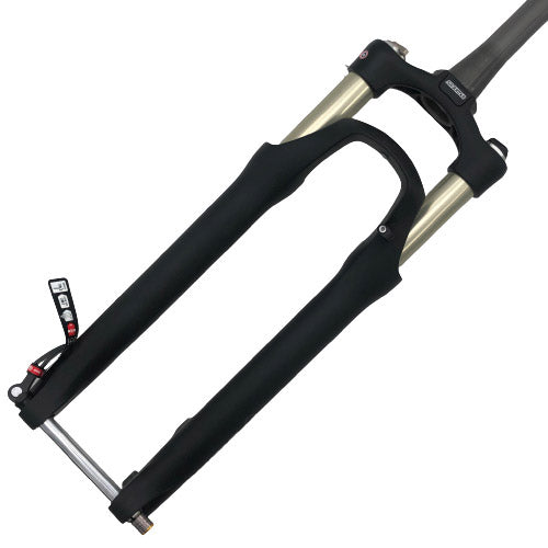 Suntour affjedret gaffel 28 sf17-ncx-e25 222 mm tilspidset sort
