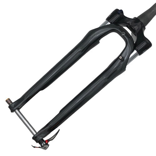Suntour affjedret gaffel 28 nex-e25 300mm tilspidset grå