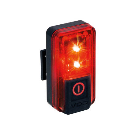 Vdo Eco Light Red RL Plus USB baglys Li-On Battery+Bremselys på