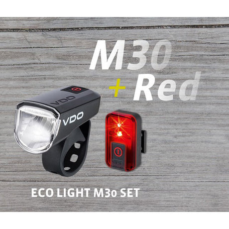 Lyssæt VDO Eco Light M30 USB + RØD USB