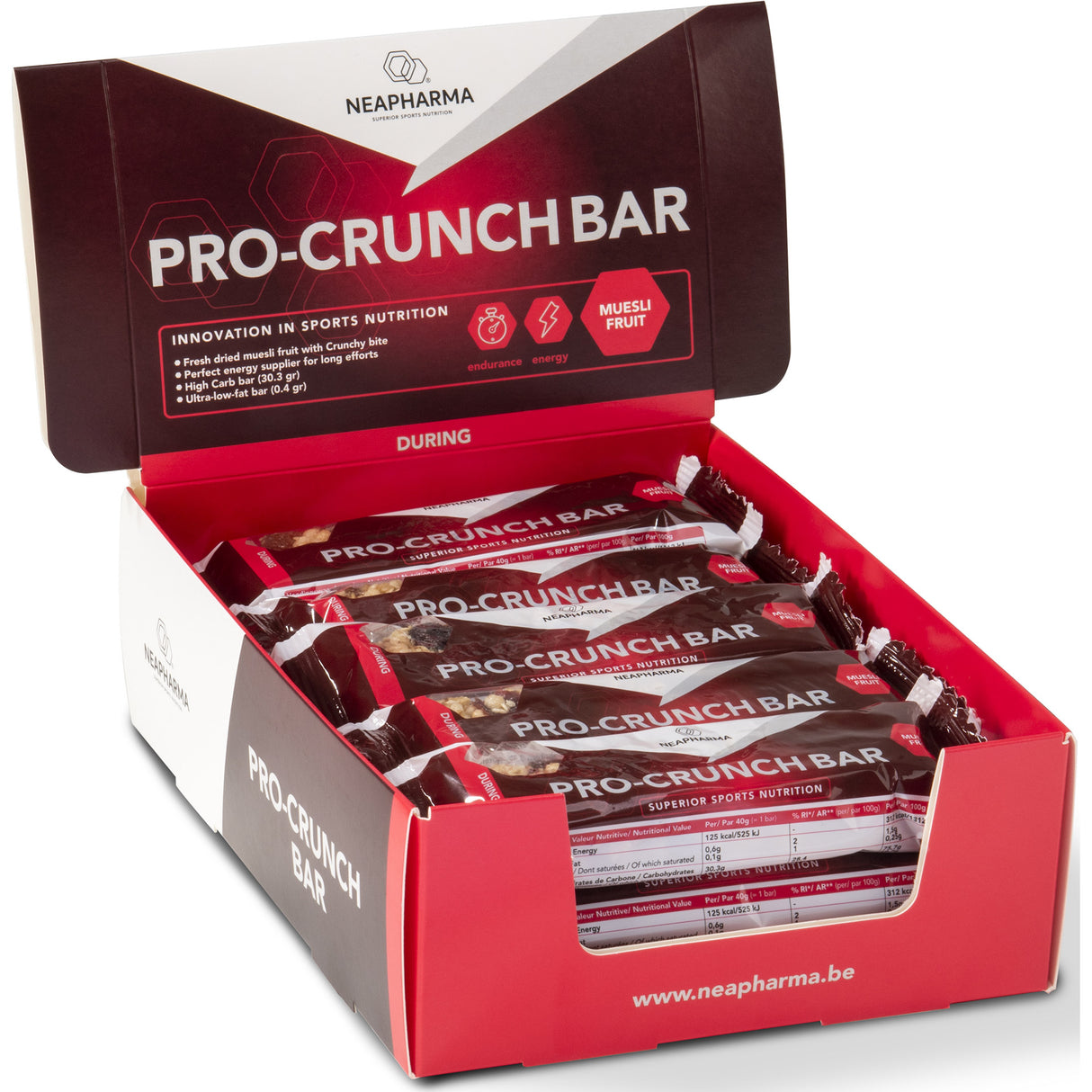 Neapharma bar crunch bar display (24 stk)