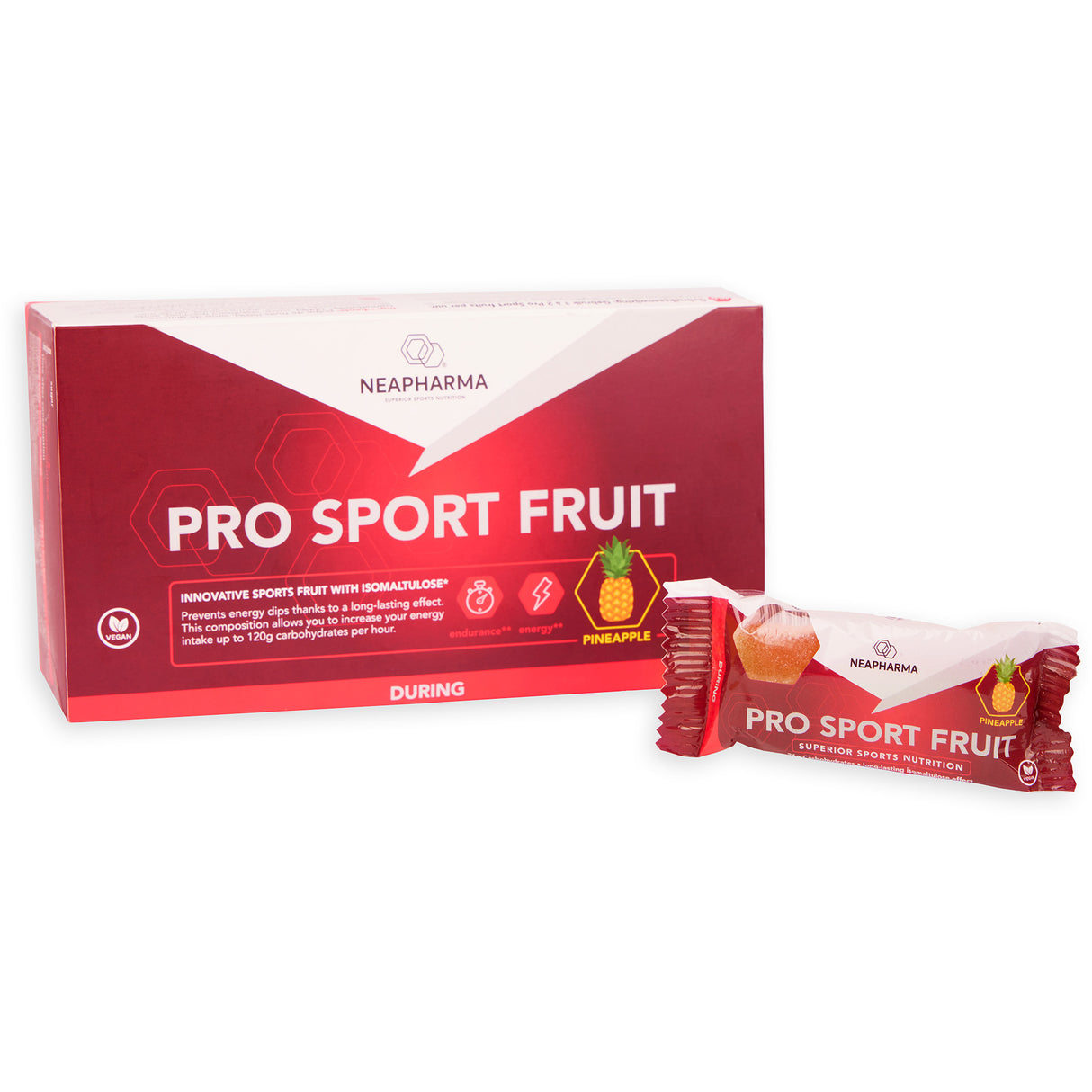 NEAPHARMA NEAPHARMA REEP Sport Fruit Ananas Box med 15 barer