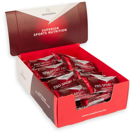 Neapharma bar pro sport frugt hindbær display (40 stk)