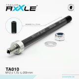Radoxx gennemgående aksel til trailer m12x1,75 209mm