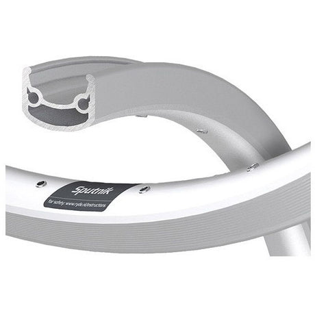 Ryde fælg sputnik refleks 28 622 36g 14g cnc alu sølv