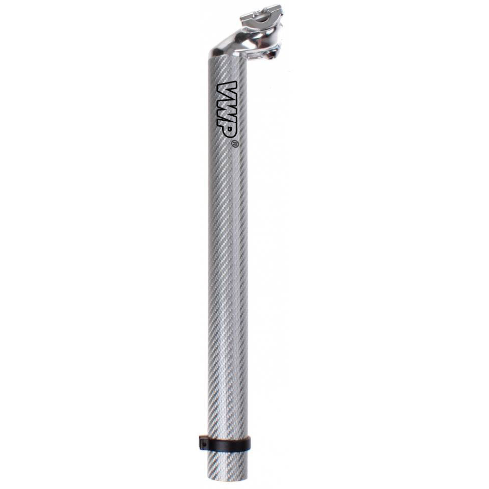 SEAT POST ATB Race 80% fiber 20% kulstof 27.2 Sølv