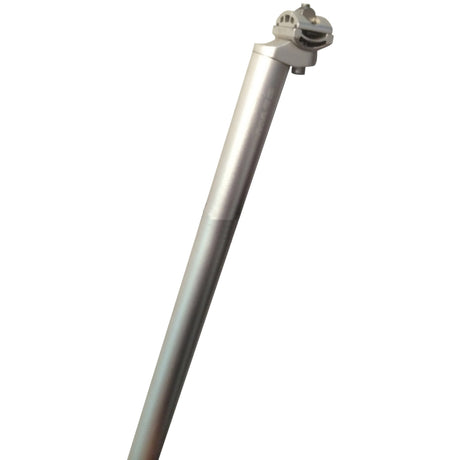 Sædepost fast 27,2 mm x 600 mm aluminiumsølv