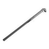 Sædepost fast 27,2 mm x 600 mm aluminiumsølv