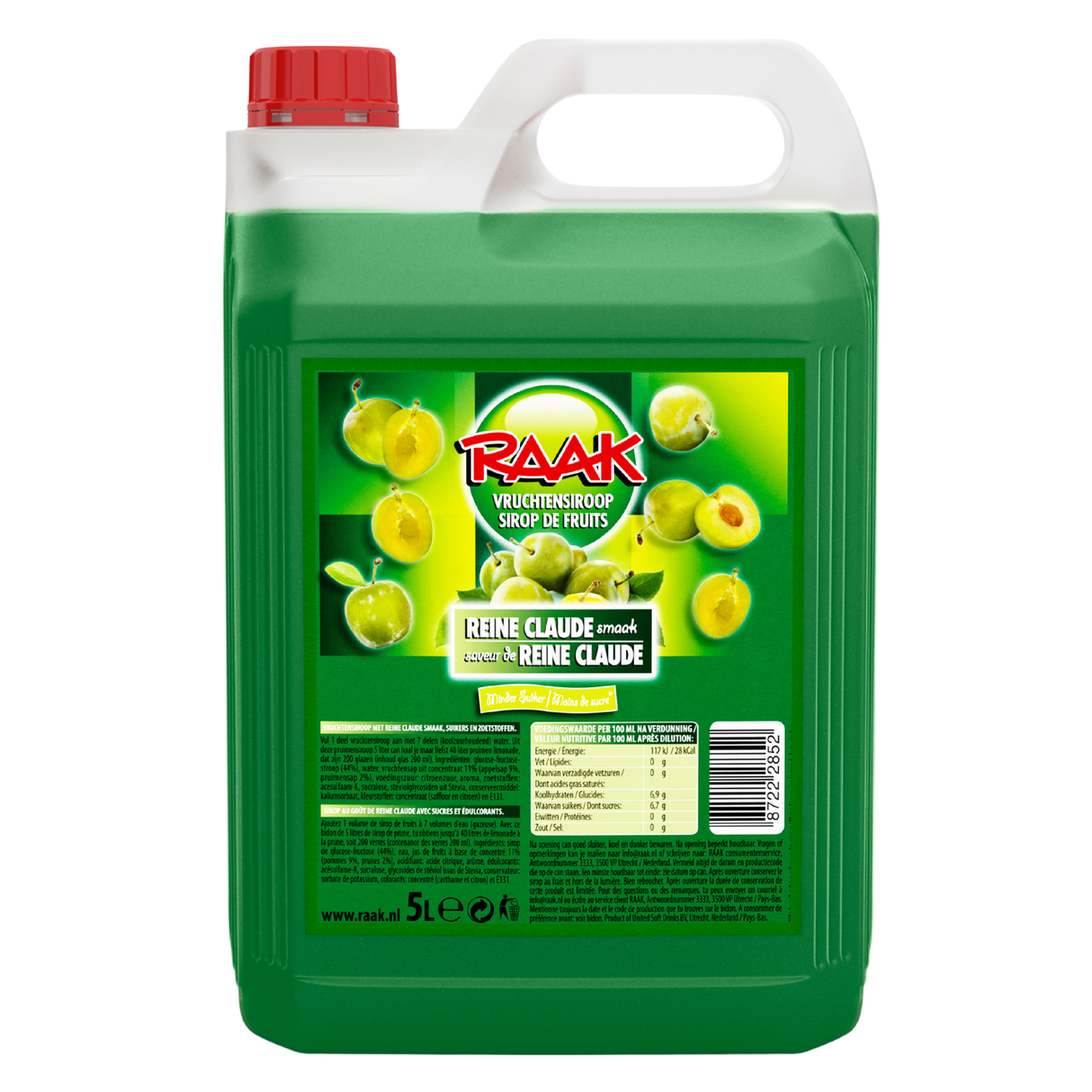 Touch ren claude sirup (5 liter)