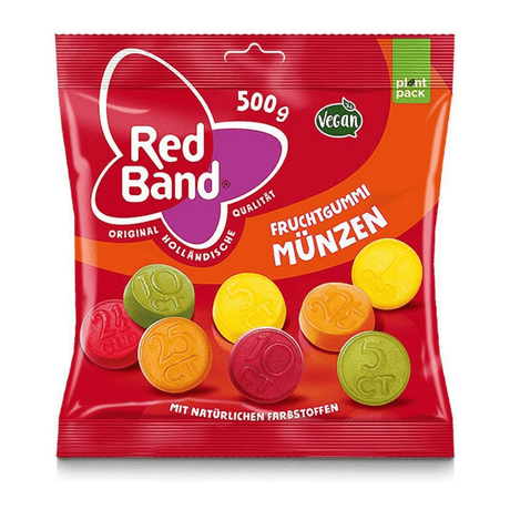 Rødt bånd fruchtgummi münzen (12x 500gr)