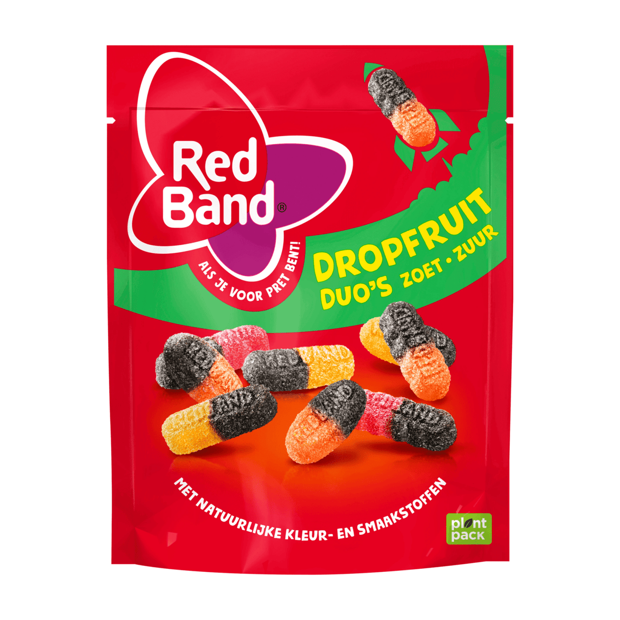 Red band magic lakrids frugt duoer sød og sur pose (10x 235g)