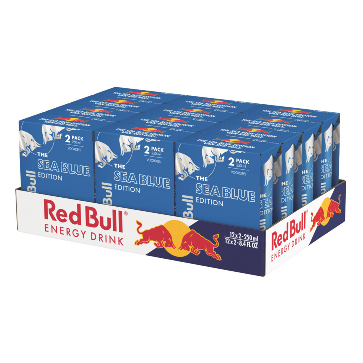 Red bull havblå dåse (24x 250ml) 2-pak