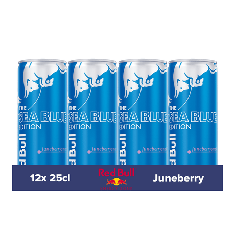 Red bull the sea blue edition junibærdåse (12x 250ml)