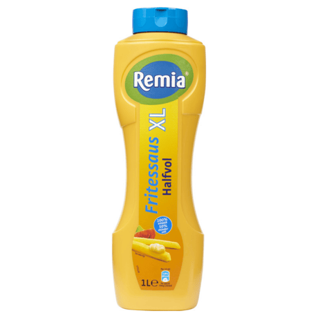 Remia fries sauce halvfuld xl tube (1000 ml)