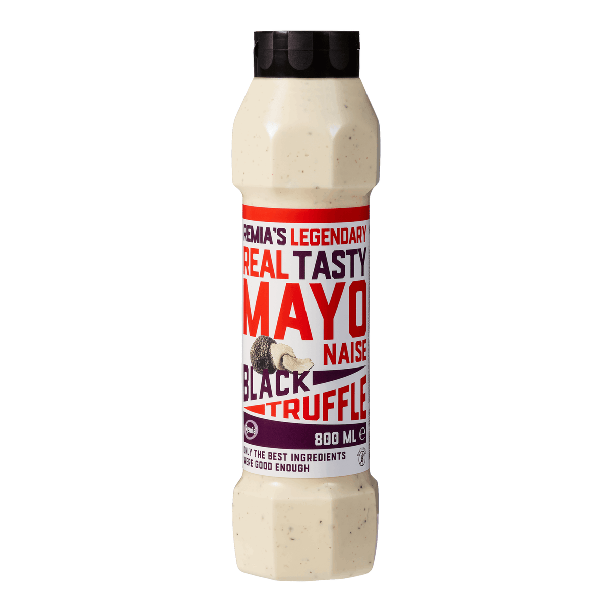 Remia legendariske mayonnaise sort trøffel (800 ml)