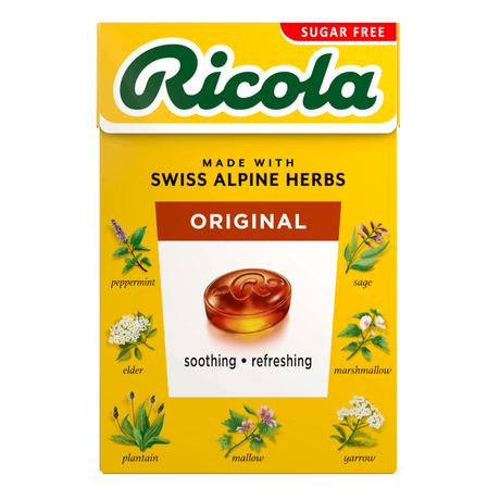 Ricola ingefær appelsin mynte æske (20x 50gr)