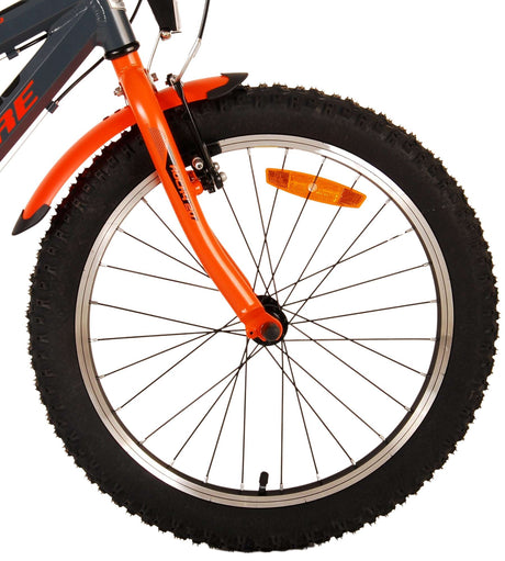 Volare Rocky Children's Bicycle - 20 tommer - Grå orange - 6 hastighed - Prime Collection