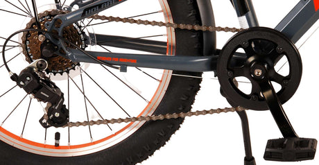 Volare Rocky Children's Bicycle - 20 tommer - Grå orange - 6 hastighed - Prime Collection