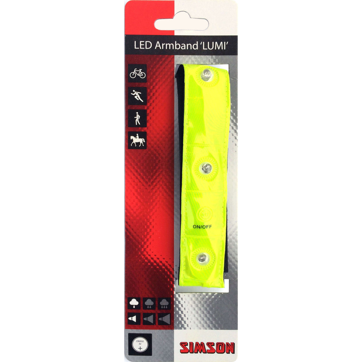 Simson Reflection Armbånd Lumi LED