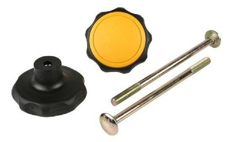 Spinderknop med bolt sort orange (2)