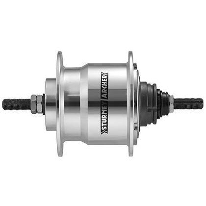 Ursus gearnav 4 speed Sturmey Archer x-rf4 36 huller - 170 mm aksellængde - sølv