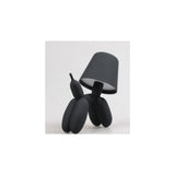 Stoobz design led tafellamp ballon hond zwart 16x10x18cm