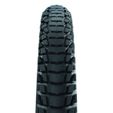 Schwalbe marathon plus tour - kablet - addix grøn - smartguard - 700x35c - sort + refleks