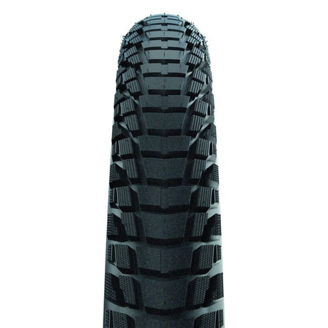 Schwalbe marathon plus tour - kablet - addix grøn - smartguard - 700x35c - sort + refleks