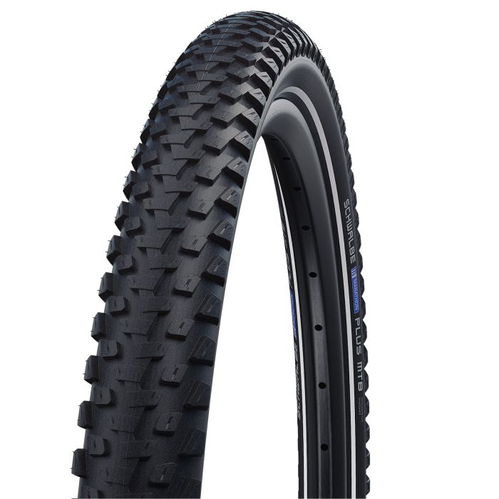 Schwalbe marathon plus mtb - kablet - addix - smartguard - 29x2,25 - sort + refleks