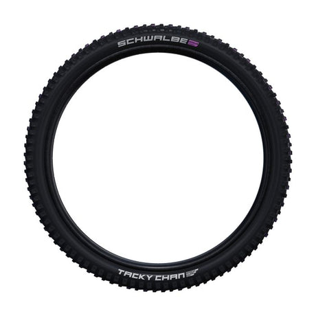 Schwalbe tacky chan - tle - addix ultra soft - super downhill - 27,5x2,40 - sort