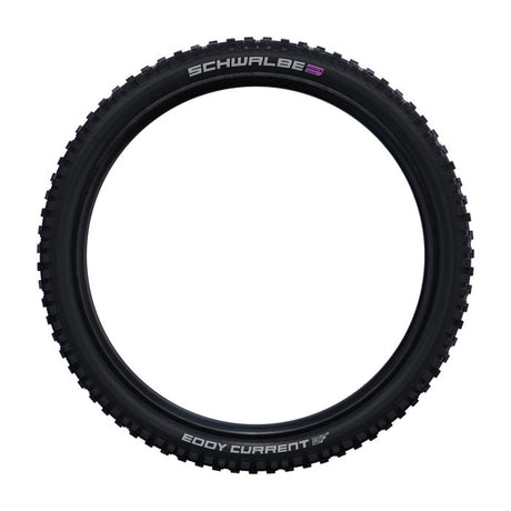 Schwalbe hvirvelstrøm foran - tle - addix ultra soft - super trail - 29x2,60 - sort