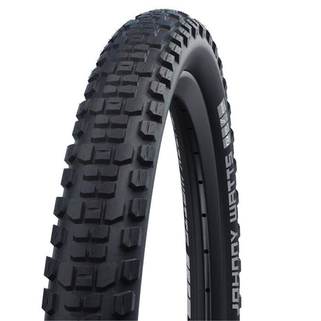 Schwalbe johnny watts plus - kablet - addix grøn - standard - radial - 29x2,35 - sort + refleks