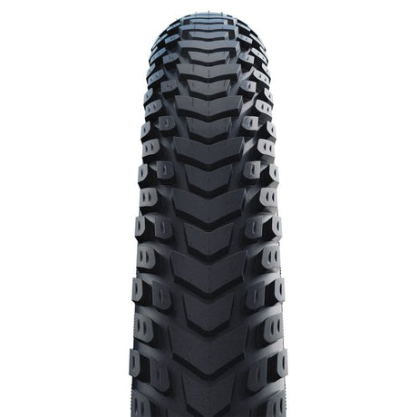 Schwalbe marathon mondial - kablet - addix grøn - dd - raceguard - 28x2,00 - sort + refleks